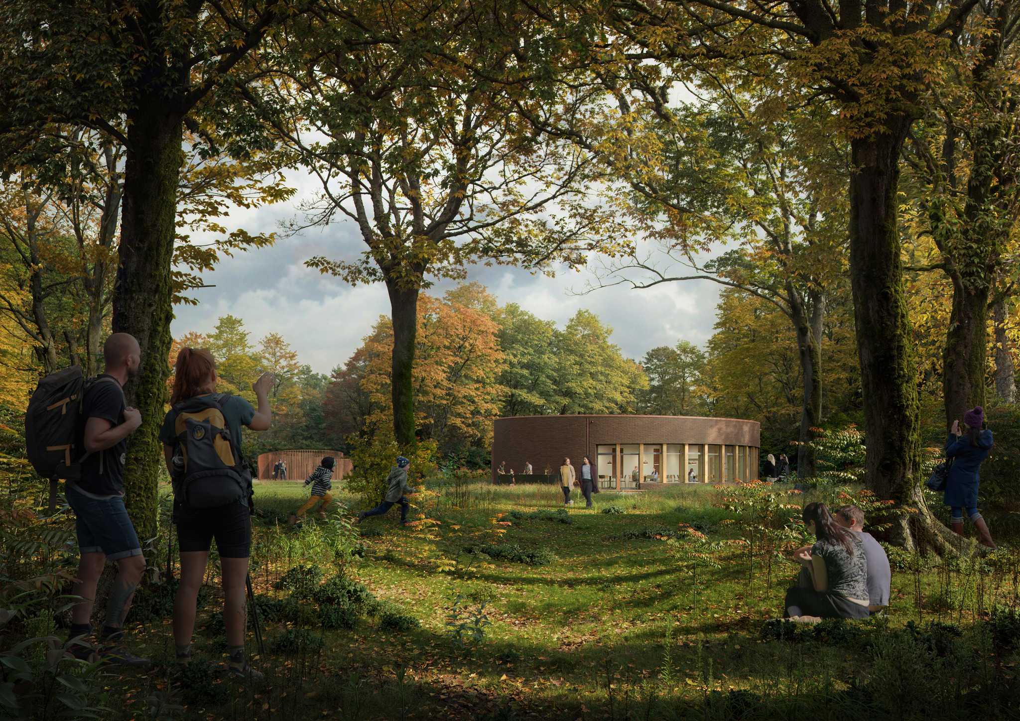 Illustration af det nye museum