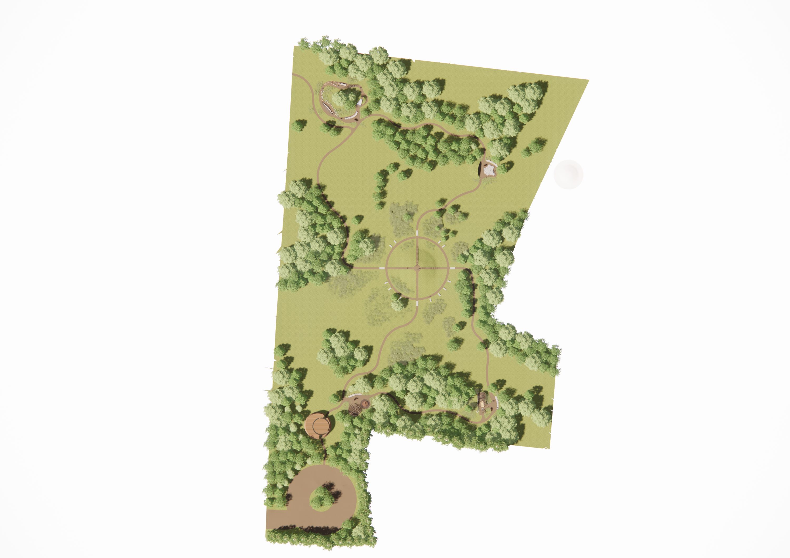 Kort over området Egtvedpigens Verden AART Visualisering